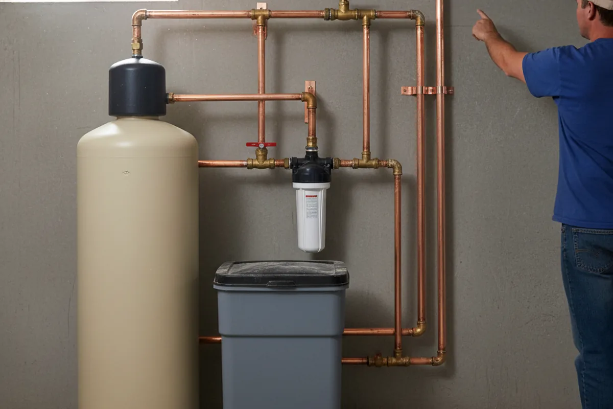 Whole-house water treatment system installed in Verplanck